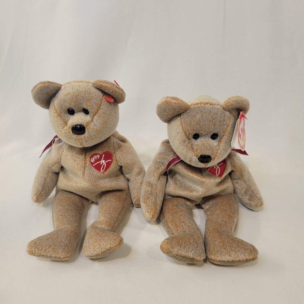 Ty Beanie Babies 1999 Signature Bear Plush Set